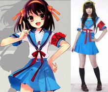 Suzumiya Haruhi No Yuuutsu Suzumiya Haruhi summer school uniform cosplay halloween costumes  improved version 2024 - buy cheap