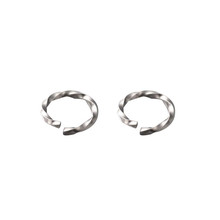 Anéis de ignição de aço inoxidável abertos, 6mm 04 para conectores de joias, aço inoxidável, cor f60, 200 peças 2024 - compre barato