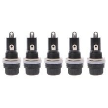 5 Pcs Panel Mount Chassis Fuse Holder for 5x20mm Glass Fuses 10A 250V L15 2024 - buy cheap