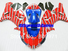 Kit de carenado avanzado para motocicleta, juego de carenado rojo y azul K189 para KAWASAKI Ninja ZX6R 636 2005 2006 ZX 6R ZX-6R 05 06 ABS 2024 - compra barato