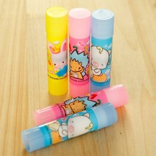 1pc Small Size Cute Kawaii Cartoon Plastic Strong Adhesive Solid Glue Stick For Paper File Office School Supplies Stationery 2024 - buy cheap