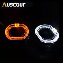 2pcs 3.0 inch for led day running angel eyes bixenon HID Projector lens shrouds H1 H4 H7 hid xenon kit headlight car styling 2024 - buy cheap