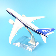 Avião de brinquedo colecionável, modelo original de companhias aéreas da boina 787 modelo b787, avião de 16cm, liga de metal fundido: 400 2024 - compre barato