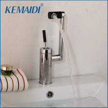 KEMAIDI Free Shipping Deck Mounted Kitchen Faucet Bathroom Faucets Swivel 360 Brass Hot&Cold Water Torneiras Cozinha Tap Mixer 2024 - buy cheap