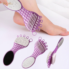 New 1pcs Double-sided Foot Care Hard Dead Skin Remover Brush With Foot Design Exfoliating Grinding Pedicure Care Tools 2024 - buy cheap