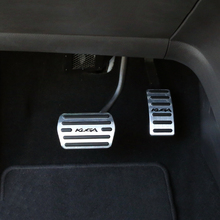 De aleación de aluminio de acelerador de coche Pedal de acelerador pedales de freno antideslizante almohadillas cubierta en para Ford Kuga Escape 2013-2015, 2016, 2017 piezas de 2024 - compra barato