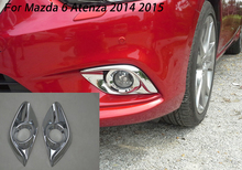 Accesorios de TTCR-II para Mazda 6 M6 Atenza 2014 2015, cubierta de lámpara de luz antiniebla delantera, estilismo de coche, pegatinas de embellecedor cromado ABS 2024 - compra barato