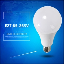 Светодиодная лампа 2018 E27 3 Вт 5 Вт 7 Вт 9 Вт 12 Вт 15 Вт E27 SMD2835, светодиодная лампа переменного тока 85-265 в, сменные галогеновые лампы 15-45 Вт, домашняя светодиодная лампа, 5 шт. 2024 - купить недорого