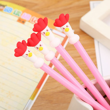 1pcs Red Cock Gel Pens Cute Pens Cute Stationary 0.5mm New Student Kawaii Pen Novelty Cartoon Gel Pen Kawaii School Supplies 2024 - buy cheap