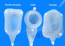 free shipping female/male urine bag urine collection set with special briefs Silicone urinal bag set 2024 - buy cheap