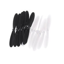 12pcs/lot 55mm Long Plastic Propeller for HUBSAN X4 H107 H107C H107D Quadcopter Black&white Speed Controllers Rubber Value 2 2024 - buy cheap