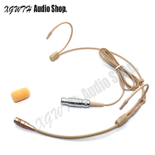 Headset microfone cabeça hipercardióide, gancho de orelha duplo, condensador, microfone para akg samson sem fio, portátil, 3 pinos 2024 - compre barato