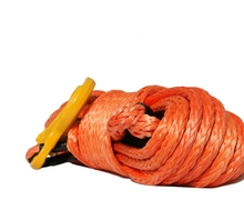 Free Shipping 1/2" x 100' Orange Synthetic Winch Line Cable Rope with Sheath and Hook (ATV UTV 4 x 4 OFF- ROAD) 2024 - buy cheap