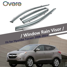 Owere-visera de lluvia para ventana de humo, accesorios protectores de deflectores ABS, para Hyundai Tucson 2008, 2009, 2010, 2011, 2012, 2013, 2014, nuevo, 1 Juego 2024 - compra barato