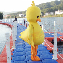 Hot Sale Yellow Duck Mascot Costume Cartoon Character Carnival Fancy Dress Outfit Adult Mascot Costume Xmas Gift 2024 - buy cheap