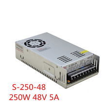 250 W 48 V 5A Output tunggal Switching power supply untuk cahaya Strip dipimpin AC ke DC 2024 - buy cheap