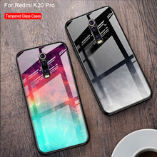 Funda de vidrio templado para Xiaomi Redmi K20 Pro, cubierta trasera de silicona suave para Xiaomi Redmi K 20 Pro, fundas de teléfono con patrón de dibujos animados 2024 - compra barato