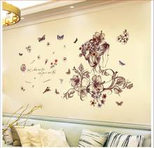 New Girl Wall Stickers Vinyl DIY Decoration for Home House Living Room Bedroom Cabinet TV Background Art Decal Mural Vinyl Decor 2024 - buy cheap