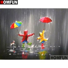 Homfun Full Square/Round Drill 5D DIY Diamond Painting "Oil painting character"3D Embroidery Cross Stitch Home Decor Gift A09416 2024 - buy cheap