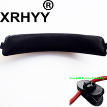 XRHYY Black reemplazo de la cinta de cabeza superior de la almohadilla de la oreja para Logitech G633 G933 auriculares con Clip de Cable de rotación libre 2024 - compra barato