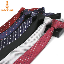 Высококачественный мужской галстук 2018 года, узкие галстуки 5 см, Свадебные Галстуки для жениха, мужские галстуки с животными, деловой галстук для мужчин, румяна, тонкая полоса 2024 - купить недорого