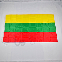 Lituânia 90*150cm ltu lituano bandeira 3x5 pé pendurado bandeira nacional decoração para casa bandeira 2024 - compre barato