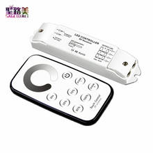 T1+R3 Mini led dimming controller brightness Single color LED Dimmer with touch remote control DC12V-24V input 3A*3CH output