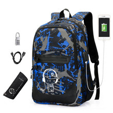 Cool Night Luminous Backpack School Bags for Boys and Girls Schoolbags for Teenagers Printing School Bagpack Satchel 2024 - buy cheap