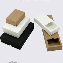 Caixas brancas de papelão para presentes, 10 peças, caixas brancas de papelão para presente, gavetas, presentes, caixas de papelão 2024 - compre barato
