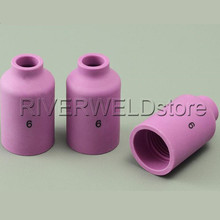 TIG Consumables Accessories Alumina Ceramic Nozzle Gas Lens Cup 54N16 #6 Fit TIG Welding Torch SR PTA DB WP 17 18 26 Series,3PK 2024 - buy cheap