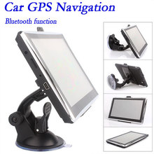 Инвентаризации HD 7 дюймов автомобильный GPS навигатор с мтк 800 мГц + Windows CE 6.0 + Bluetooth + AV-IN + 128 МБ DDR2 + 4 ГБ навигатор высокое качество 2024 - купить недорого