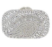 Luxury Pearl Gold Silver Clutch Evening Bag Purse Party Wedding Bride Clutches Ladies Crystal Diamond Rhinestone Bag Day Clutch 2024 - buy cheap