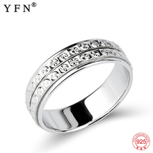 Rings For Women Genuine 925 Sterling Silver Fashion Jewelry Double Layer Starry Ring Rotatable Jewelry top Quality GNJ0565 2024 - buy cheap