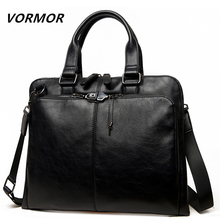 Bolsa casual masculina vormor, bolsa de ombro para laptop de 14 polegadas, bolsa de escritório 2019 2024 - compre barato