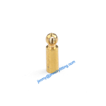 2013 Jewelry findings raw brass End caps for laether cord clasp crimp end cap chain end caps 2*8mm 2024 - buy cheap