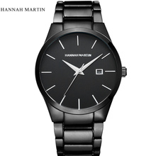 Hannah Martin Watch Men Top Brand Luxury Sport Watch Full Steel Auto Date Watches Men's Watch Clock erkek kol saati reloj hombre 2024 - buy cheap
