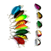 13pieces 3D Plastic eyes colorful Fishing Lures Swimming Baits Artificial Fish hook Tackle 2024 - buy cheap