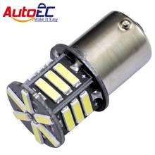 AutoEC 1156 Ba15s P21W 1157 bay15d P21/5W 21 smd 7014 led Tail Brake Rear Reverse Lights Lamp Bulb 100x #LF67 2024 - buy cheap