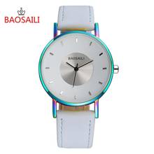 Zegarek Damski BAOSAILI Multi Colors Women Wrist Watches Leather Strap Watch Fashion Casual Ladies Analog Quartz Clock Saat 2024 - buy cheap