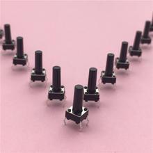 50pcs/lot 6x6x13MM 4PIN G96 Tactile Tact Push Button Micro Switch Direct Self-Reset DIP Top Copper Free Shipping 2024 - buy cheap