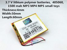3.7V 1500mAh 405060 Lithium Polymer Li-Po li ion Rechargeable Battery cells For Mp3 MP4 MP5 GPS  mobile bluetooth 2024 - buy cheap