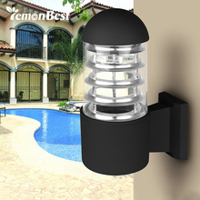 2pcs/lot Waterproof Aluminum Glass Lampshade LED Wall Light Fixtures IP65 Wall Lamp E27 AC 85-240V Outdoor Lighting Without Bulb 2024 - buy cheap