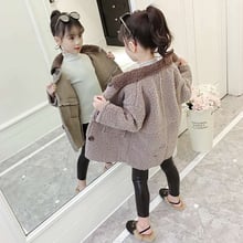 New Fashion 2019 Thick Autumn Girls Jackets Coats 3-12 Year Children Outwear Casual Winter Mid Long Style Girl Outerwear Clothes 2024 - buy cheap