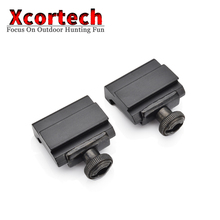 1 Pair 2Pcs 20MM to 11 MM Tactical Scope Rail Mount Base Weaver Picatinny to Dovetail Adapter Hunting Accessories 2024 - buy cheap