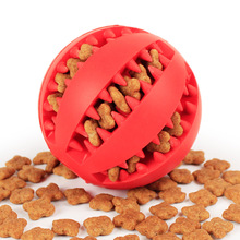 1PC Non-Toxic Rubber Balls Pet Dog Chew Toys Outdoor Funny Playing Interactive Food Dispenser Cleaning Teeth Puppy Cat Toy Ball 2024 - buy cheap