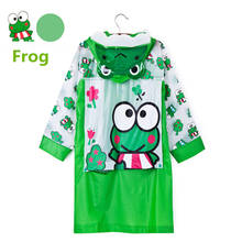 Lovely Cartoon Rabibit Giraffe Frog PVC Kids Rain Coat For Children Raincoat Rainwear/Rainsuit Kids Boy Girl Raincoat Poncho 2024 - buy cheap