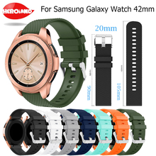 20mm watch strap Silicone for Samsung Galaxy Watch 42mm band smart strap Replacement band For Samsung Gear sport S2 Accessories 2024 - buy cheap