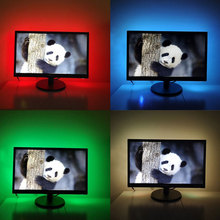 USB 5V Power LED Strip light RGB 2835 3528 SMD HDTV Desktop PC Screen TV Backlight & Bias lighting 1M 2M 3M 4M 5M NO-Waterproof 2024 - buy cheap