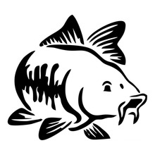 10*9CM Car Styling Animal Cartoon Cute Fish Skeleton Bumper Decal Window Glass Decorative Stickers C6-0624 2024 - buy cheap