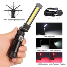  LED COB Hand Torch Working Lamp Rechargeable USB Torch Magnetic Flexible Inspection Lamp Cordless Work Light Emergency Lamp 2024 - buy cheap